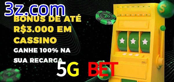 5G BET melhor bônus de depósito