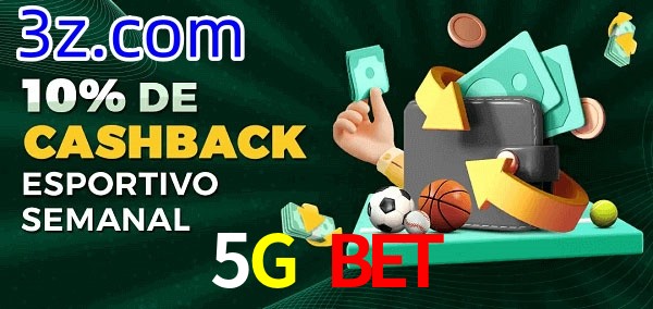 10% de bônus de cashback na 5G BET