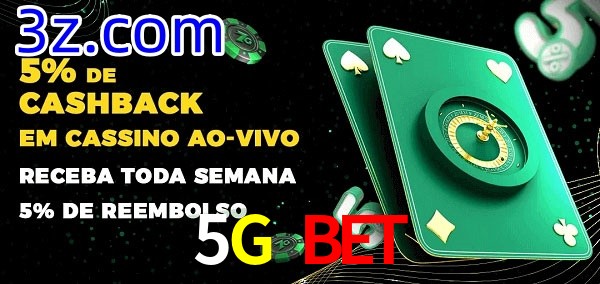 Promoções do cassino ao Vivo 5G BET